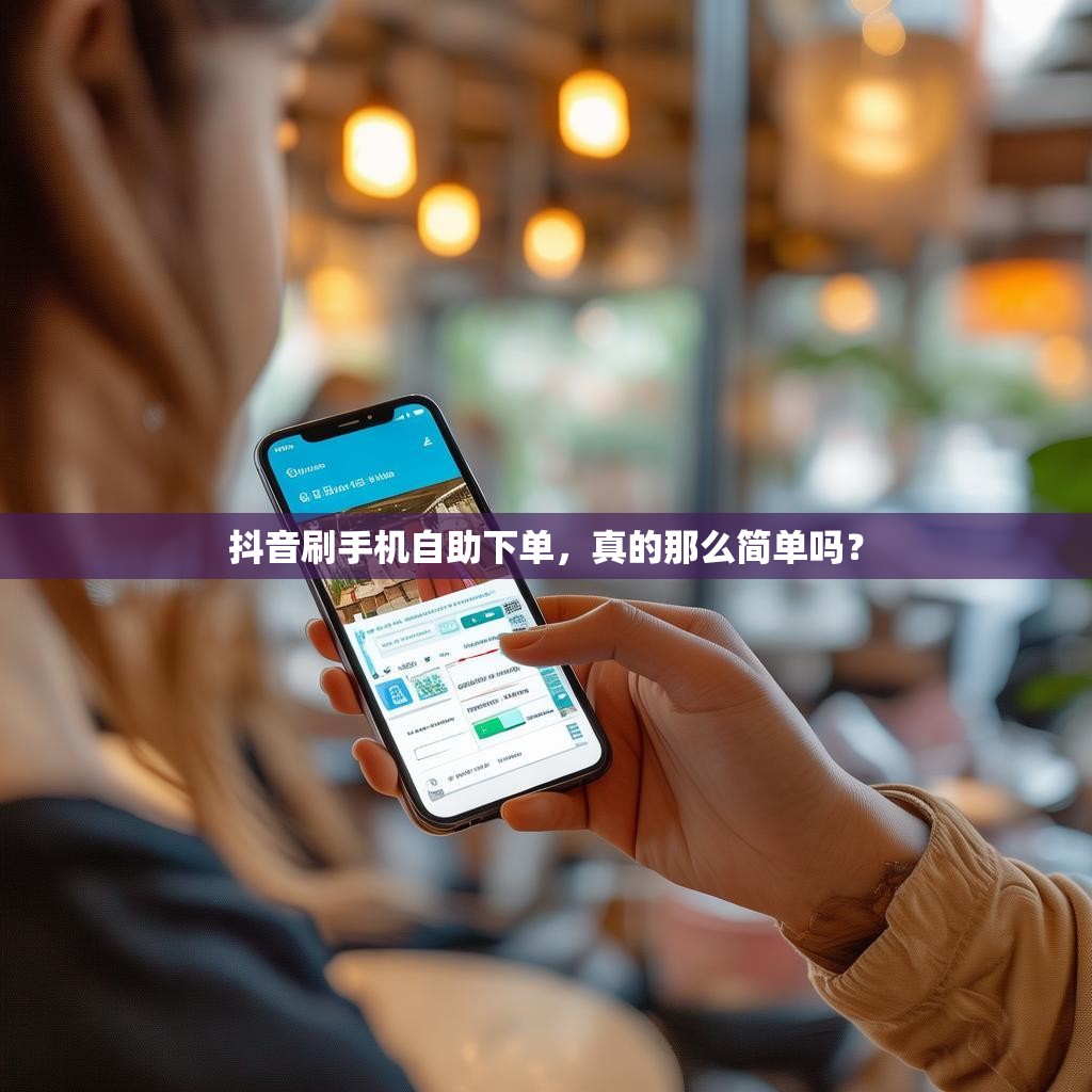 抖音刷手机自助下单，真的那么简单吗？