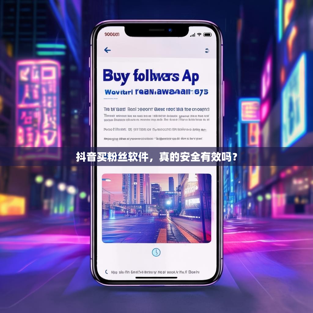 抖音买粉丝软件,真的安全有效吗? 抖音买粉丝软件,真的安全有效吗?