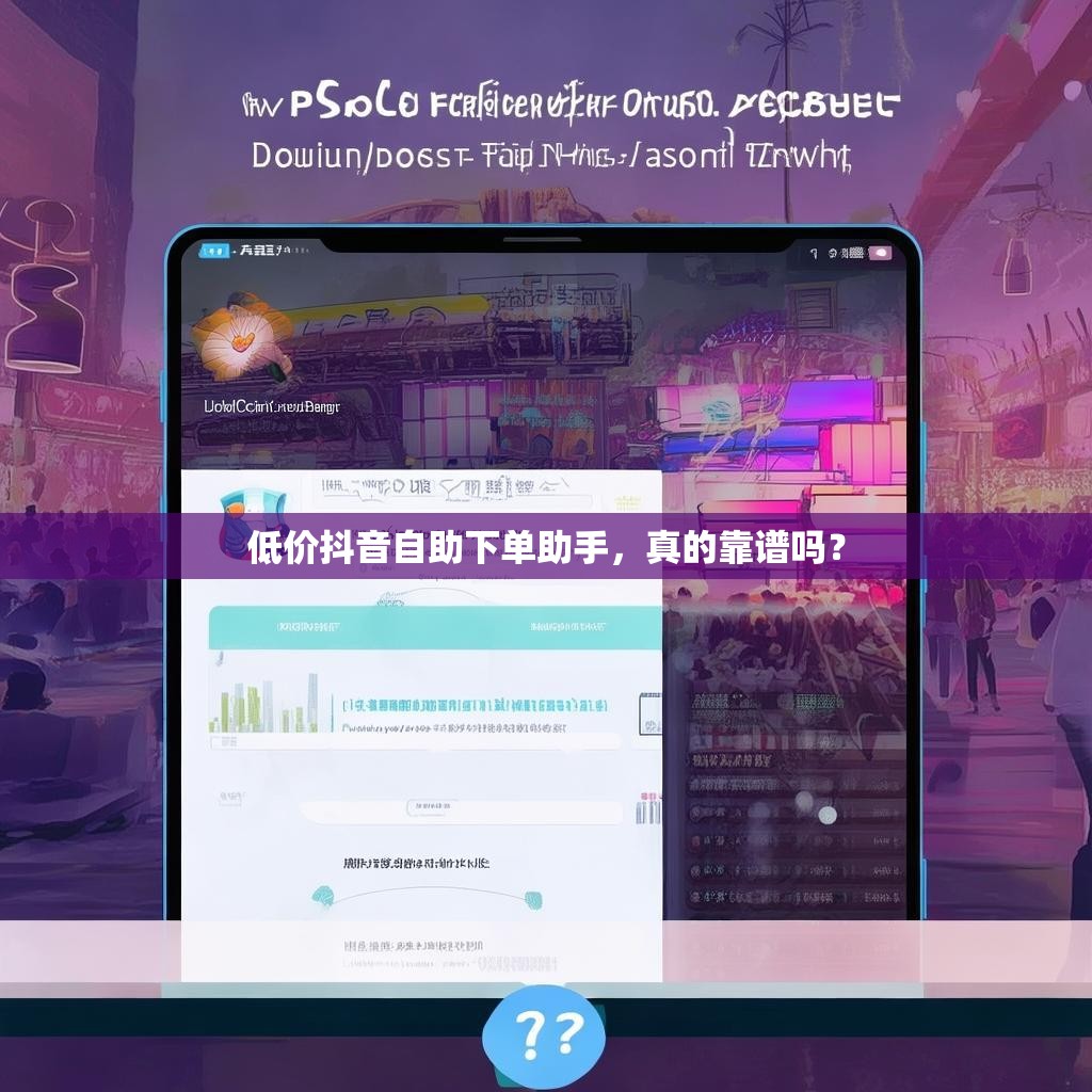 低价抖音自助下单助手,真的靠谱吗? 低价抖音自助下单助手,真的靠谱吗?