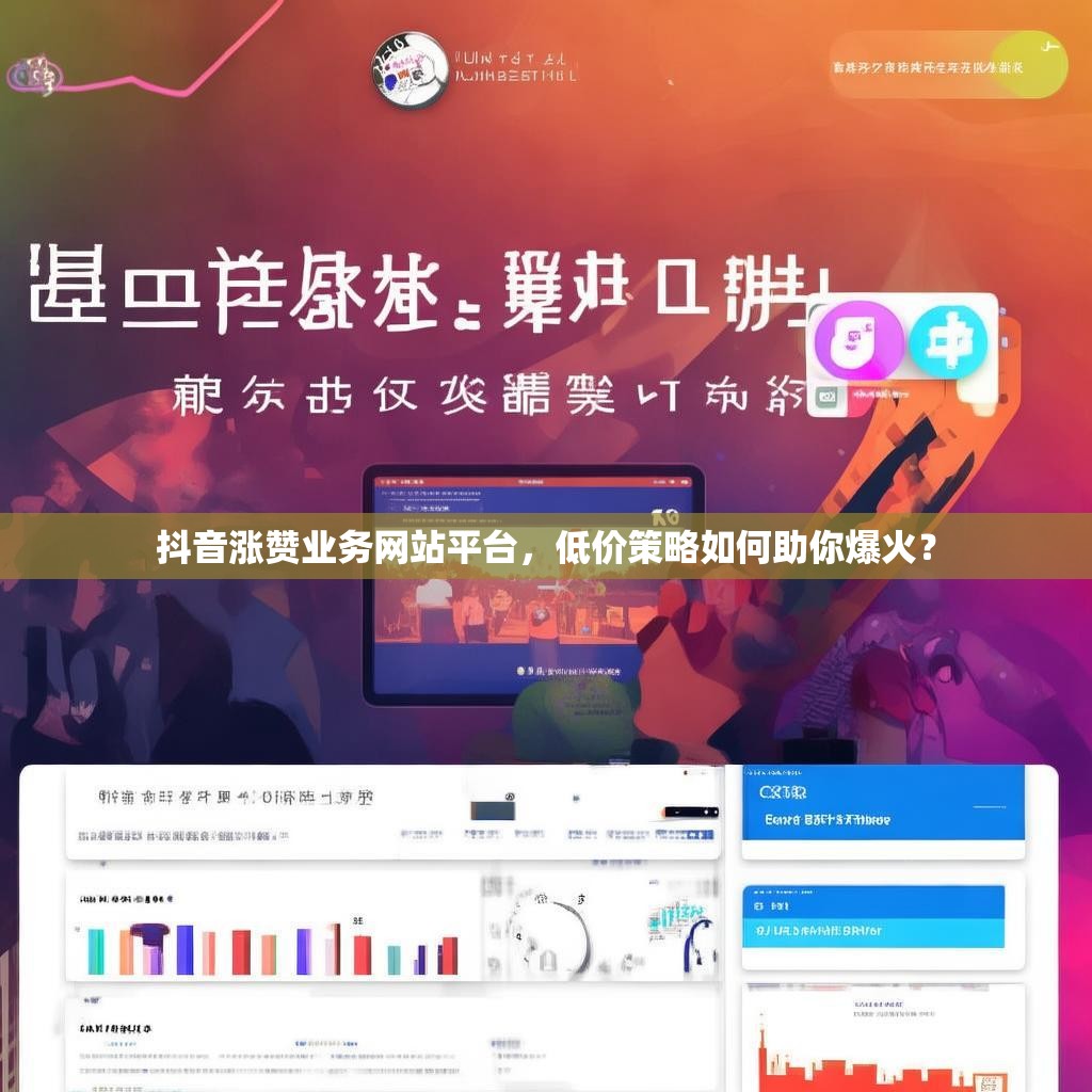 抖音涨赞业务网站平台，低价策略如何助你爆火？
