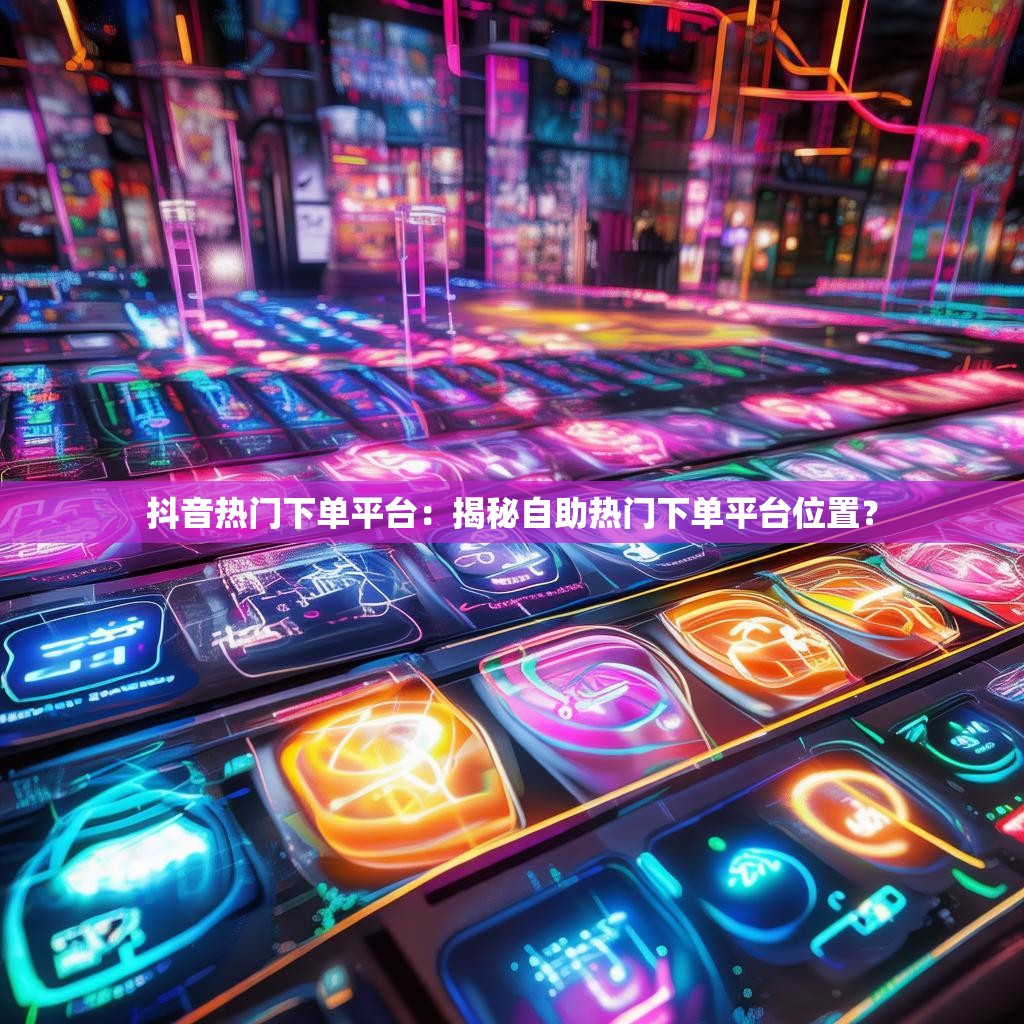 抖音热门下单平台：揭秘自助热门下单平台位置？