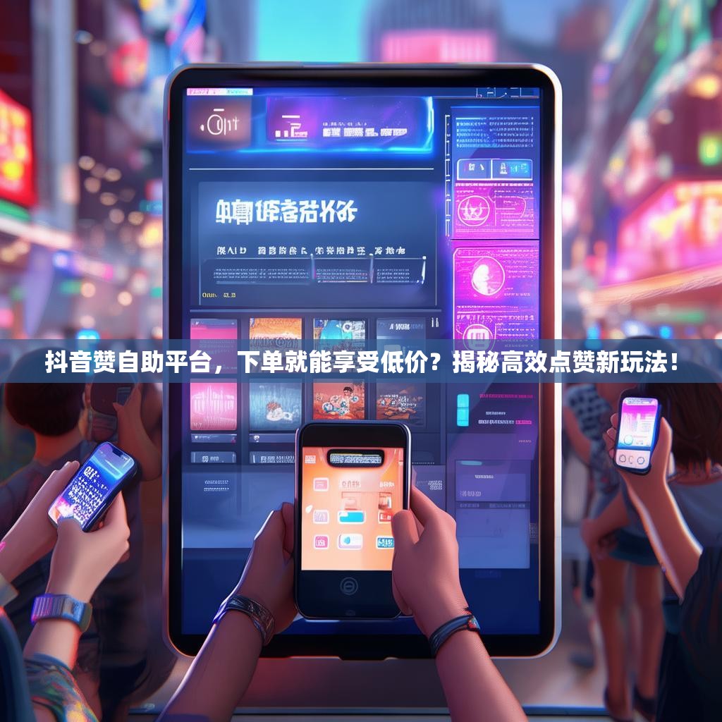 抖音赞自助平台，下单就能享受低价？揭秘高效点赞新玩法！