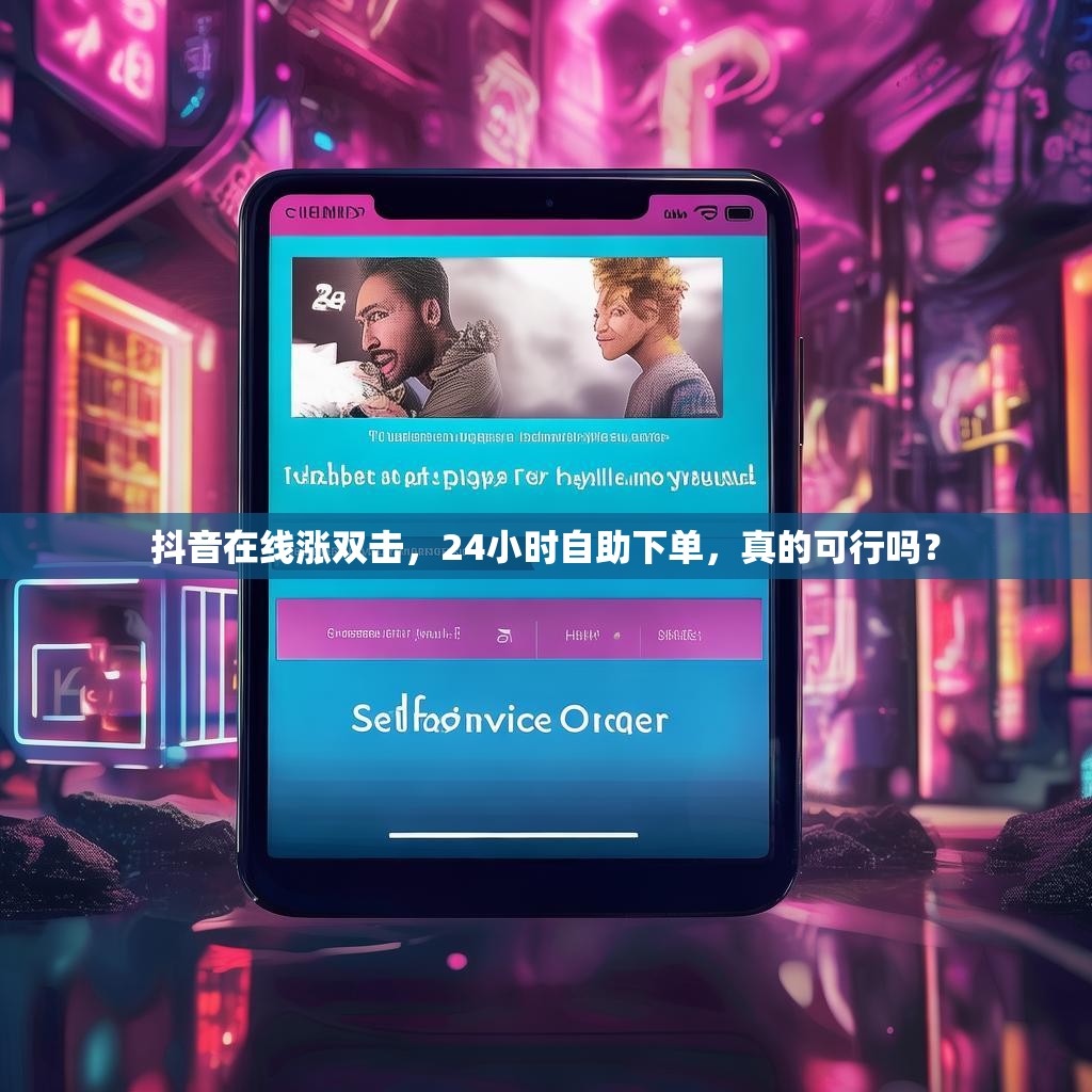 抖音在线涨双击，24小时自助下单，真的可行吗？