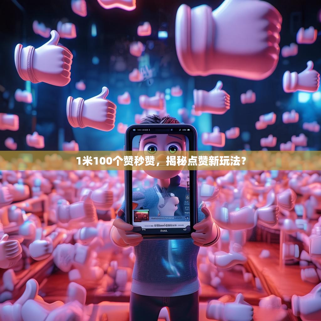 1米100个赞秒赞，揭秘点赞新玩法？