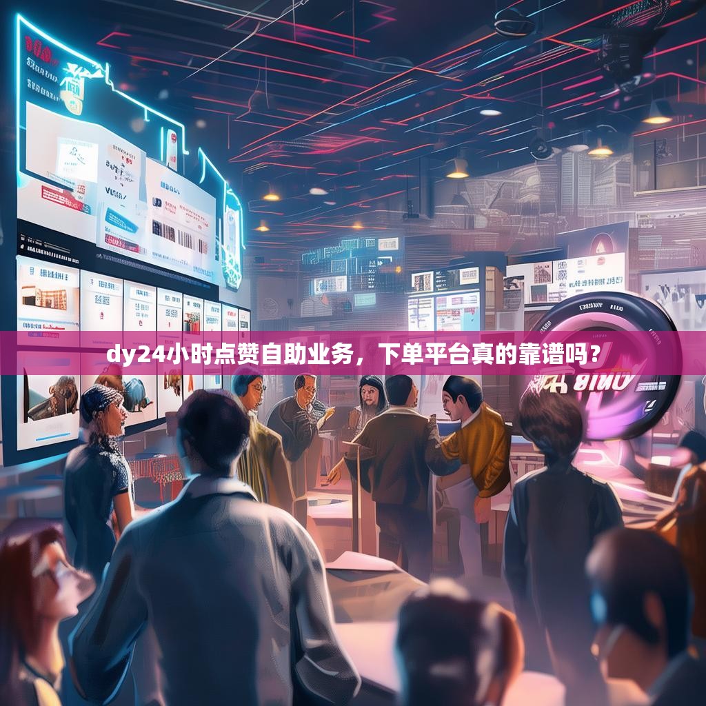dy24小时点赞自助业务，下单平台真的靠谱吗？