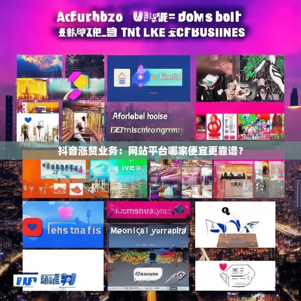 抖音涨赞业务:网站平台哪家便宜更靠谱? 抖音涨赞业务:网站平台哪家便宜更靠谱?