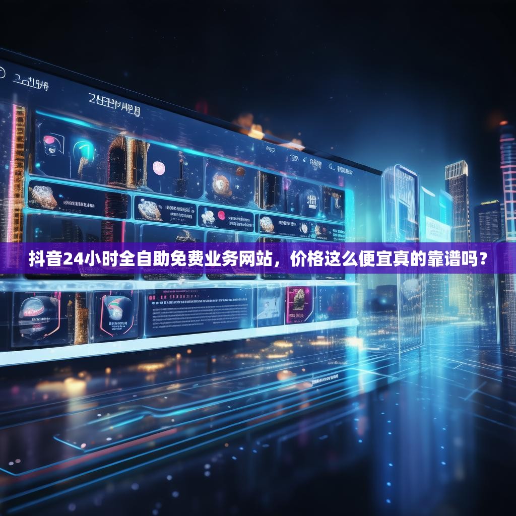 抖音24小时全自助免费业务网站,价格这么便宜真的靠谱吗? 抖音24小时全自助免费业务网站,价格这么便宜真的靠谱吗?