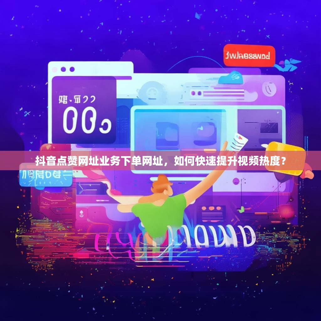 抖音点赞网址业务下单网址，如何快速提升视频热度？