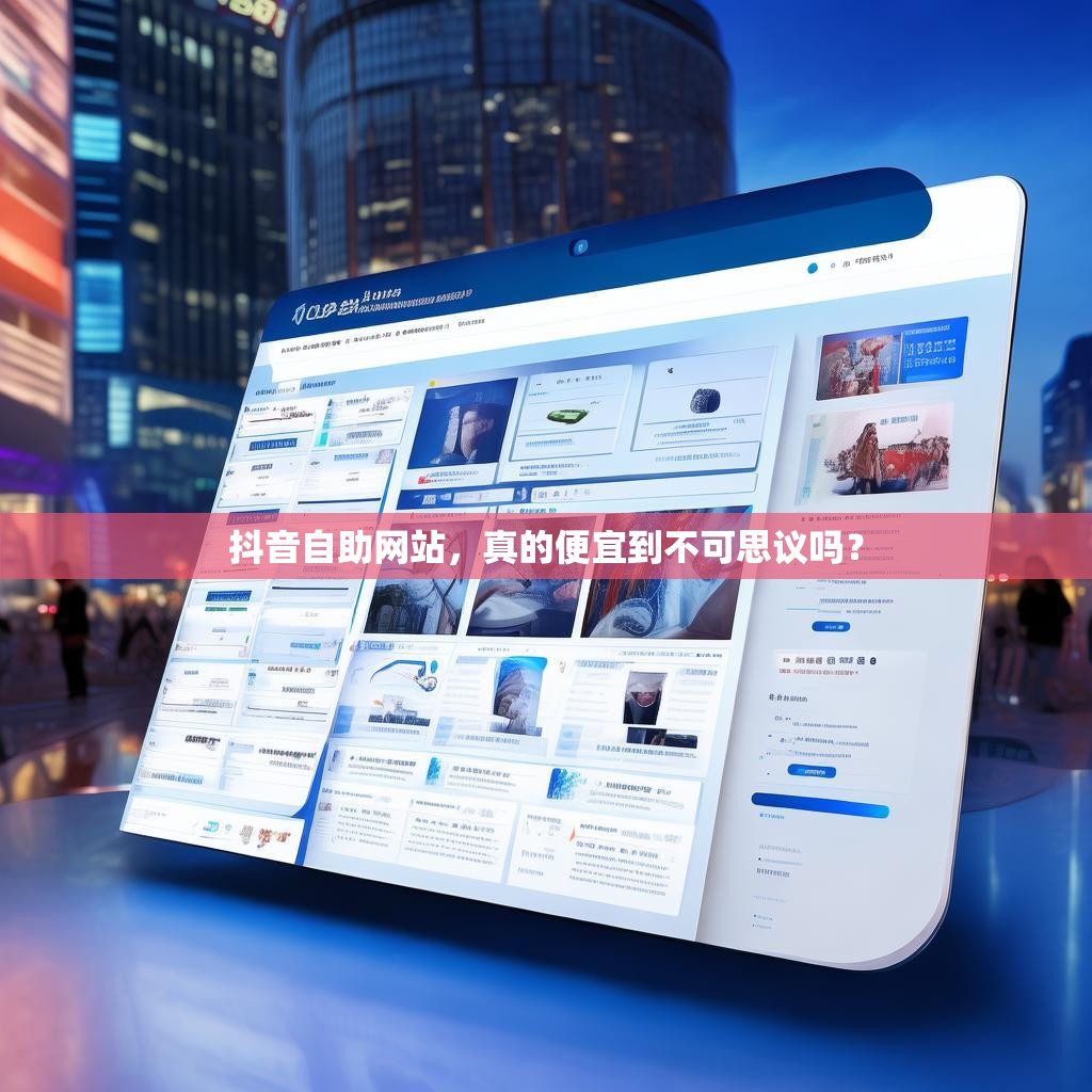 抖音自助网站，真的便宜到不可思议吗？