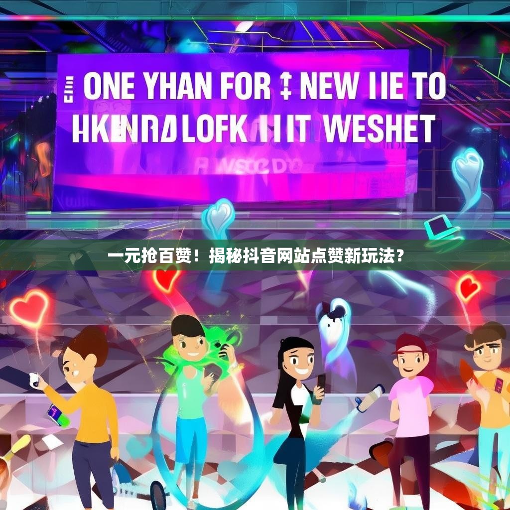 一元抢百赞！揭秘抖音网站点赞新玩法？