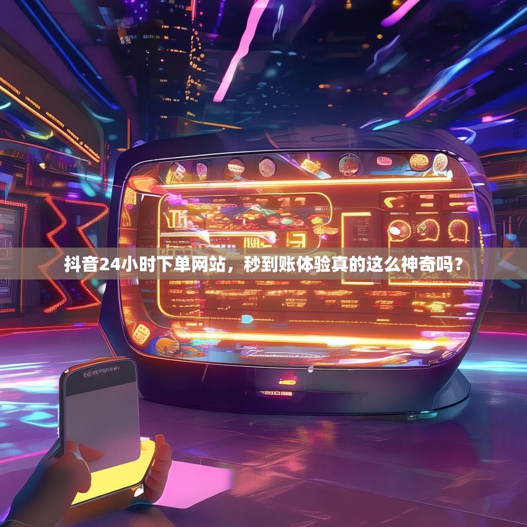 抖音24小时下单网站，秒到账体验真的这么神奇吗？