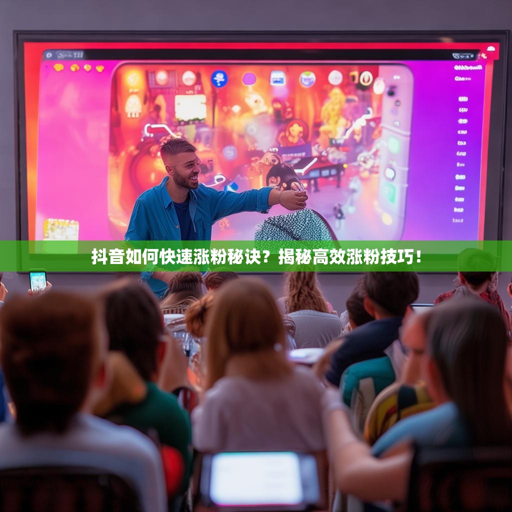 抖音如何快速涨粉秘诀？揭秘高效涨粉技巧！