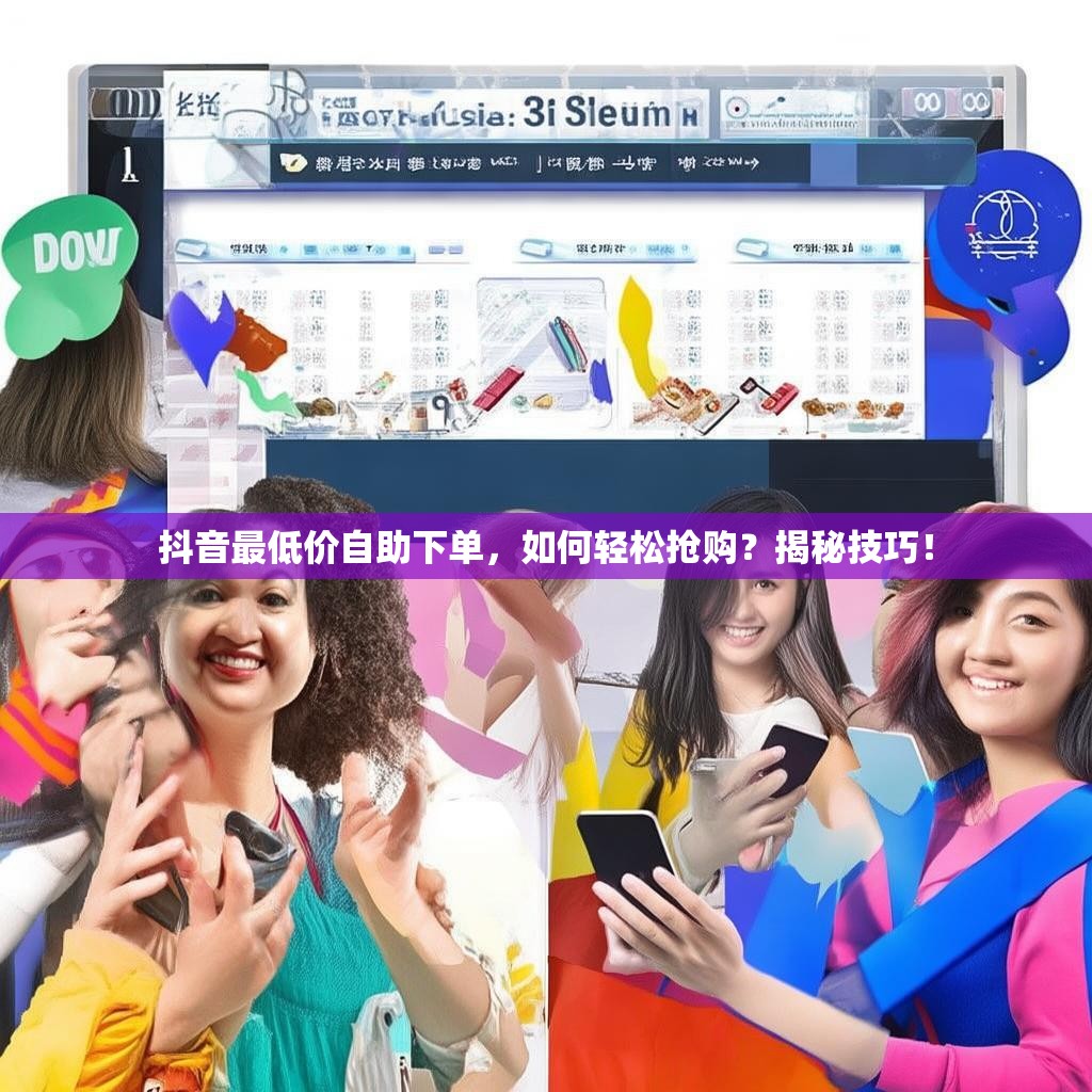 抖音最低价自助下单，如何轻松抢购？揭秘技巧！