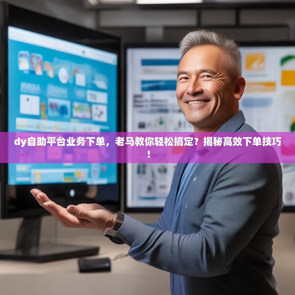 dy自助平台业务下单，老马教你轻松搞定？揭秘高效下单技巧！