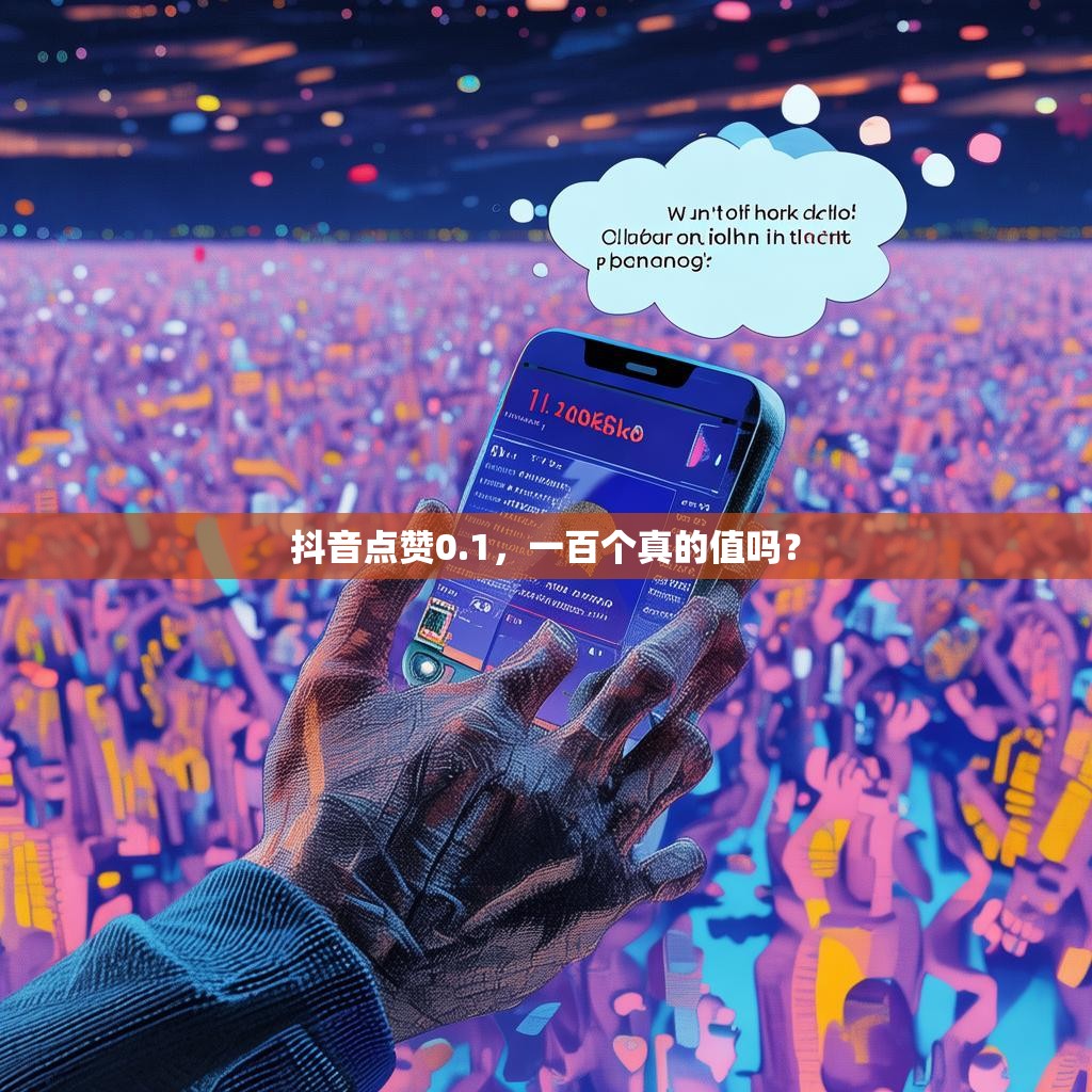 抖音点赞0.1，一百个真的值吗？