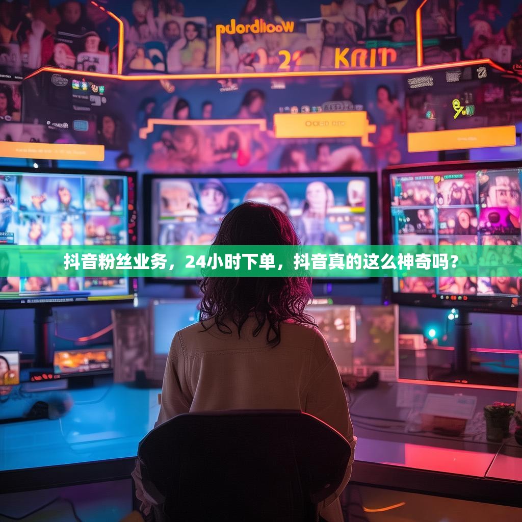 抖音粉丝业务，24小时下单，抖音真的这么神奇吗？