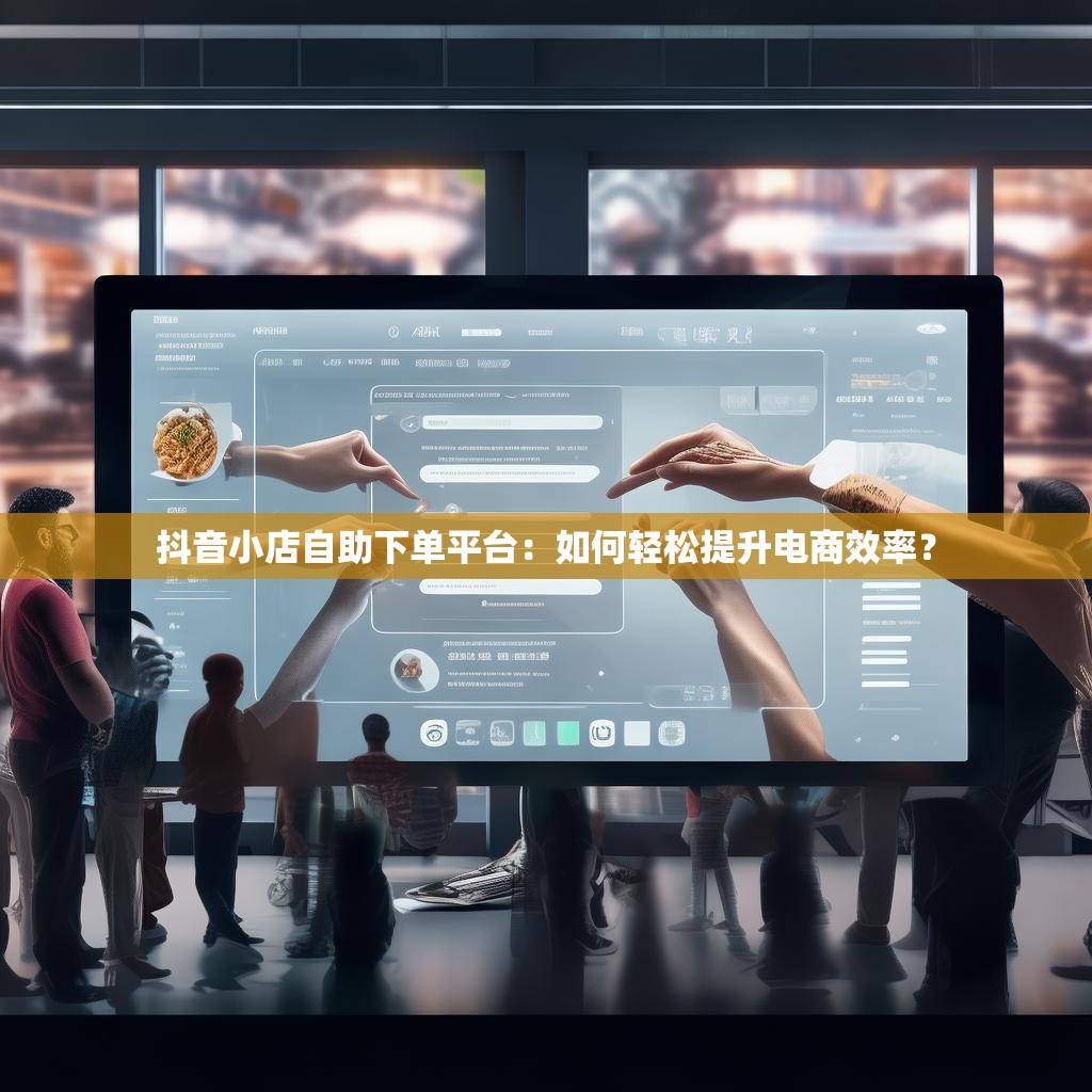 抖音小店自助下单平台：如何轻松提升电商效率？