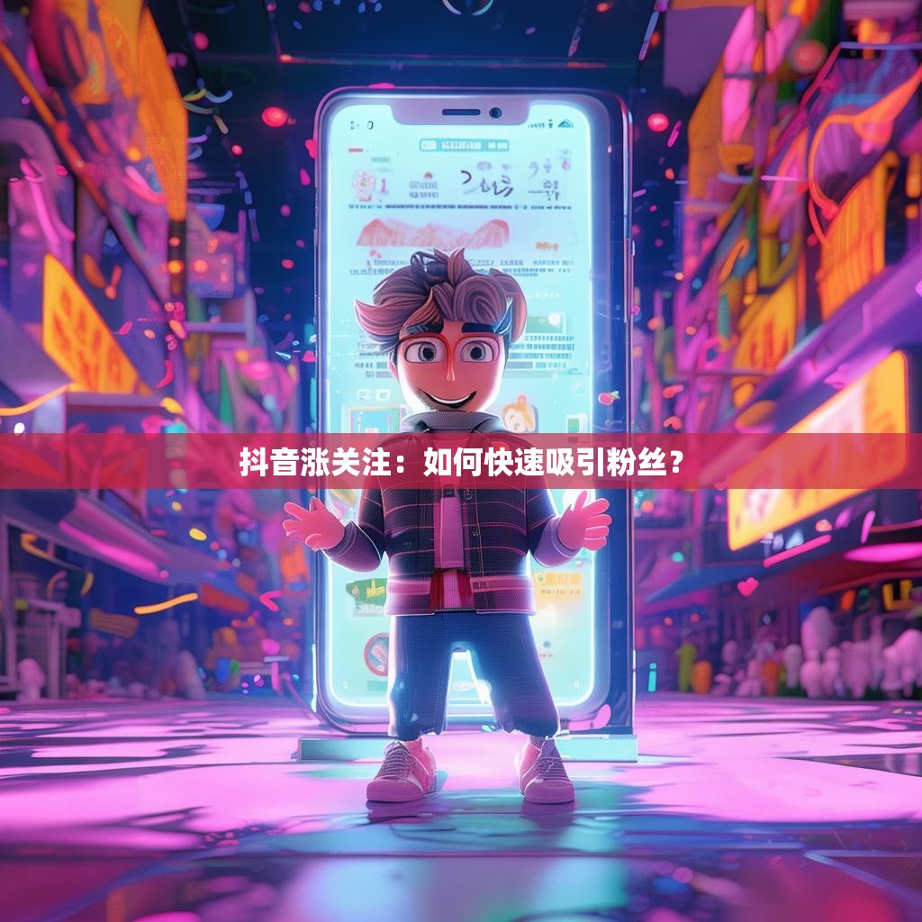 抖音涨关注：如何快速吸引粉丝？