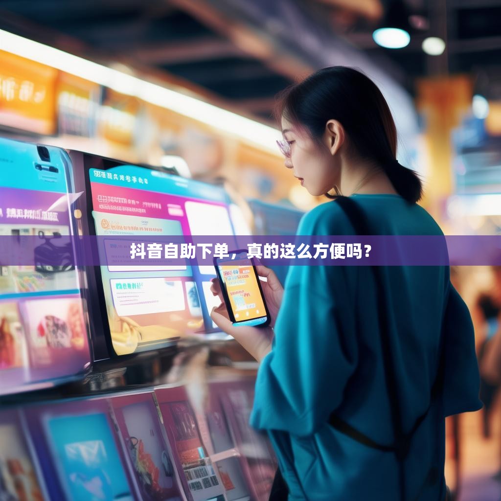 抖音自助下单，真的这么方便吗？