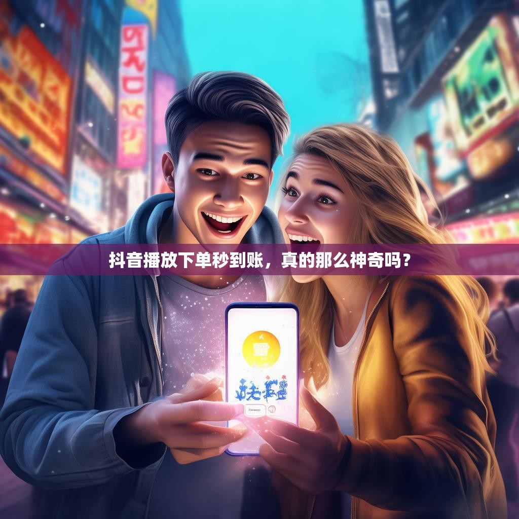 抖音播放下单秒到账，真的那么神奇吗？