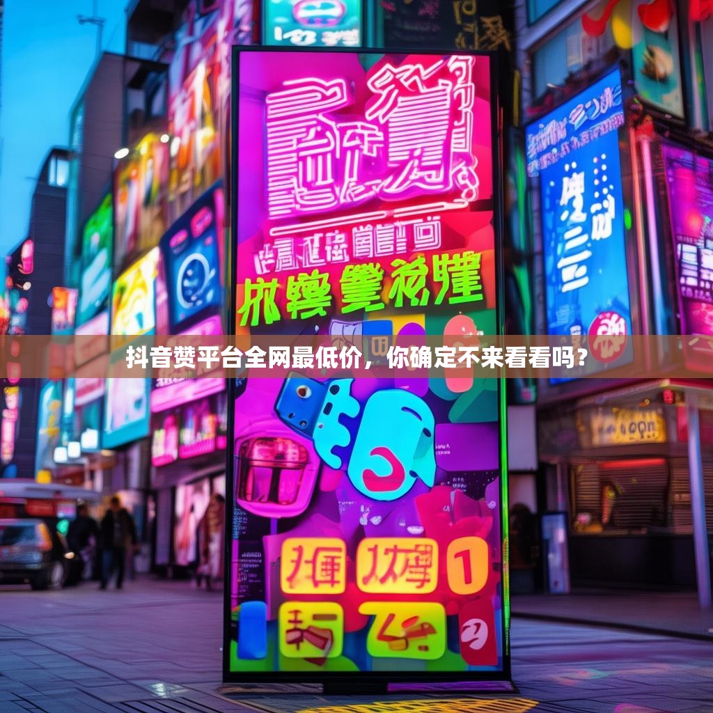 抖音赞平台全网最低价，你确定不来看看吗？