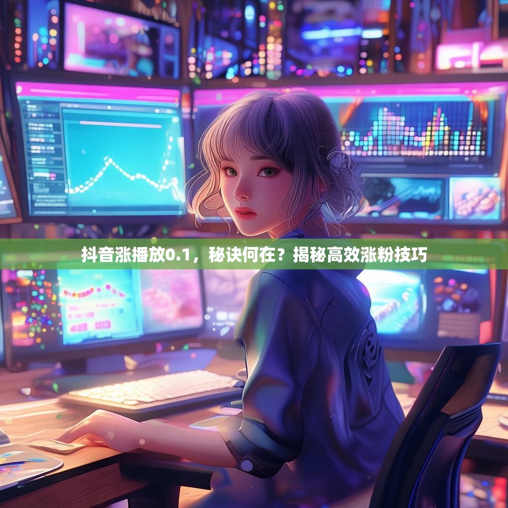 抖音涨播放0.1,秘诀何在?揭秘高效涨粉技巧 抖音涨播放0.1,秘诀何在?揭秘高效涨粉技巧