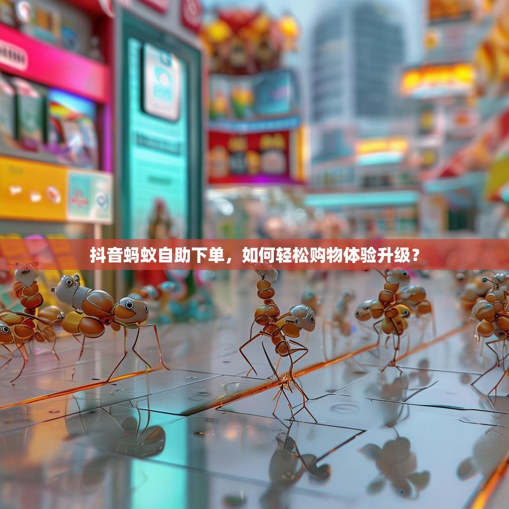 抖音蚂蚁自助下单，如何轻松购物体验升级？