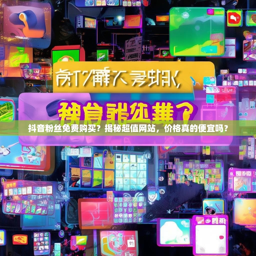抖音粉丝免费购买？揭秘超值网站，价格真的便宜吗？