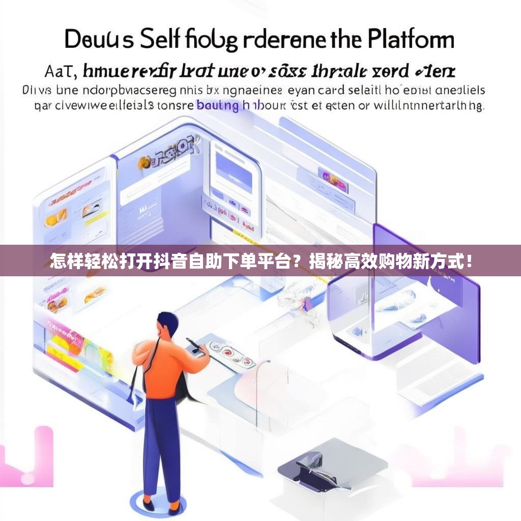 怎样轻松打开抖音自助下单平台？揭秘高效购物新方式！