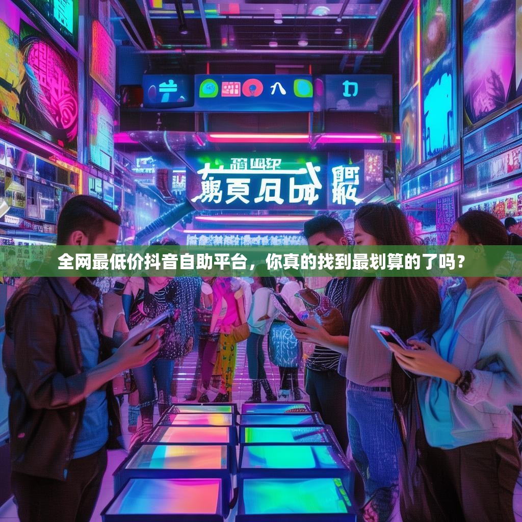 全网最低价抖音自助平台，你真的找到最划算的了吗？