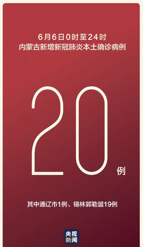 内蒙古昨日新增本土确诊病例及无症状感染者情况汇总